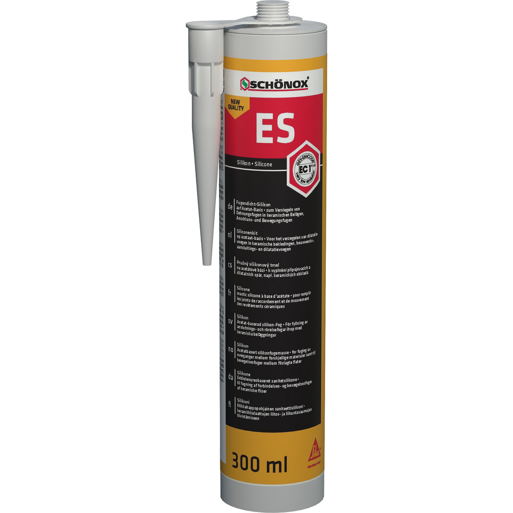 SCHÖNOX ES Siliconenkit Donkergrijs 300ml