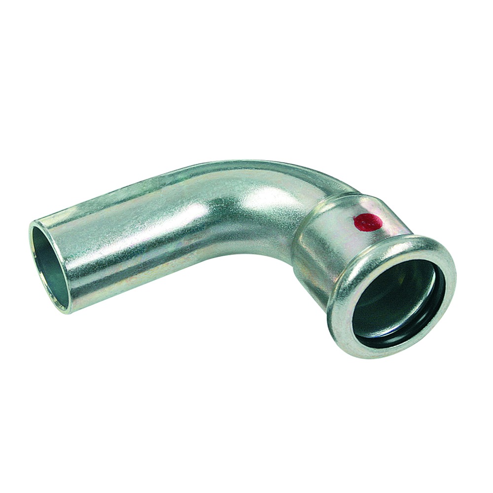 BONFIX Press Bocht Insteek CV Staalverzinkt 90° 22x22mm 3st