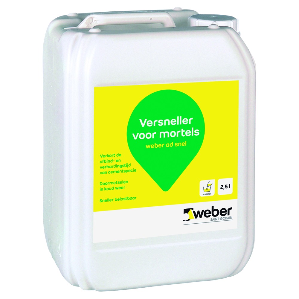 Weber Versneller voor Mortels 2,5L