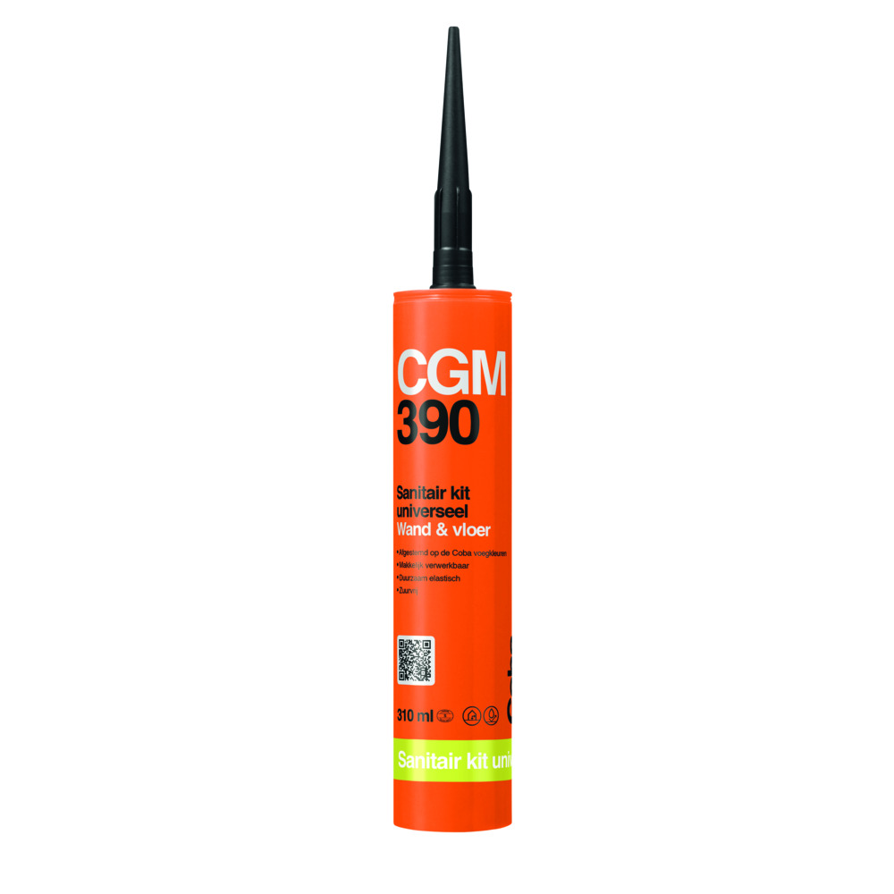 Coba CGM390 Siliconenkit Universeel Kiezelgrijs 310ml