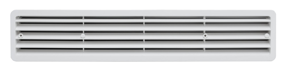 Sanivesk Deurrooster Set Kunststof Wit 460x90mm