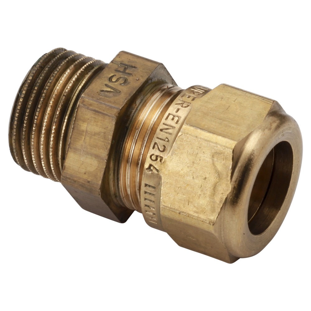 VSH Knel/draad puntstuk 12 mm x 3/8” buitendraad