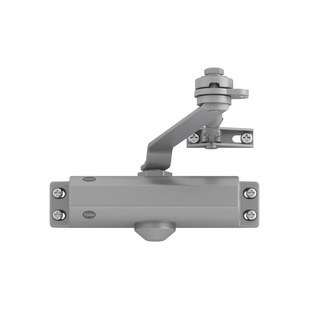 Yale Deurdranger 300 Series Zilver Hold Open