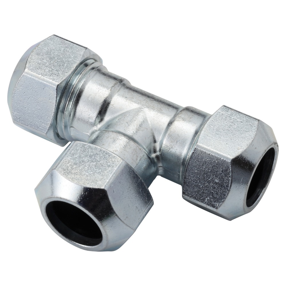 VSH T-Stuk CV Chroom 15x15x15mm 2st