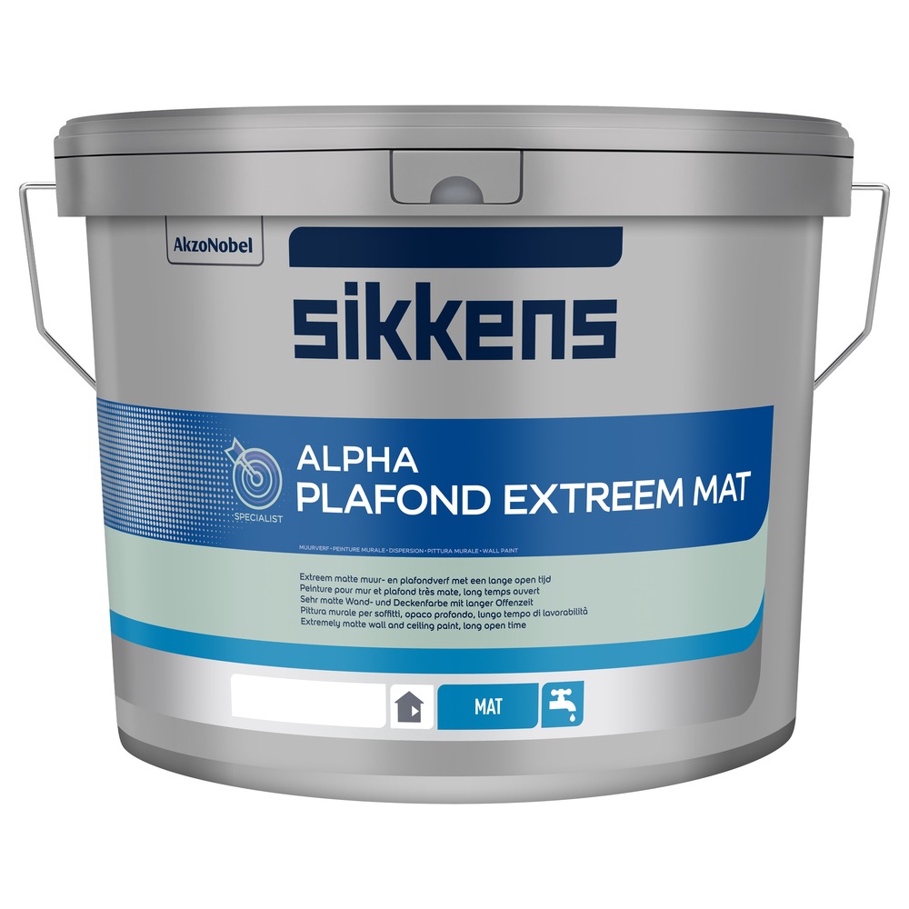 Sikkens Plafondverf Alpha Plafond Extreem Mat Tint 10L