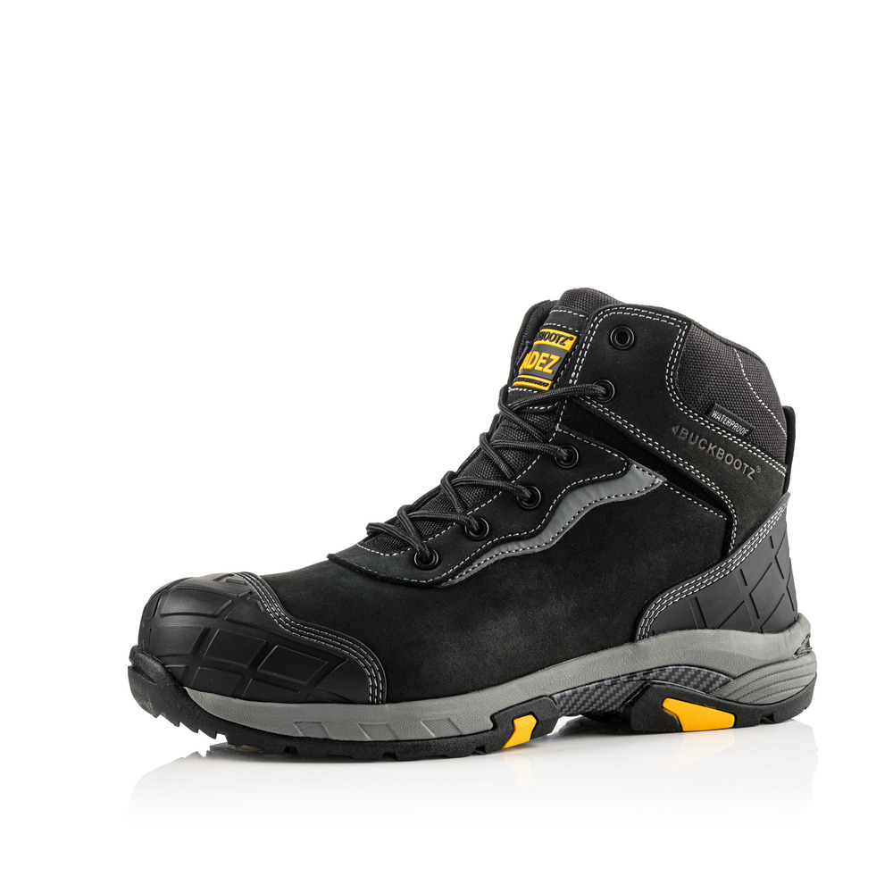 Buckbootz Veiligheidsschoen Blitz S3 Leer Zwart Maat 43