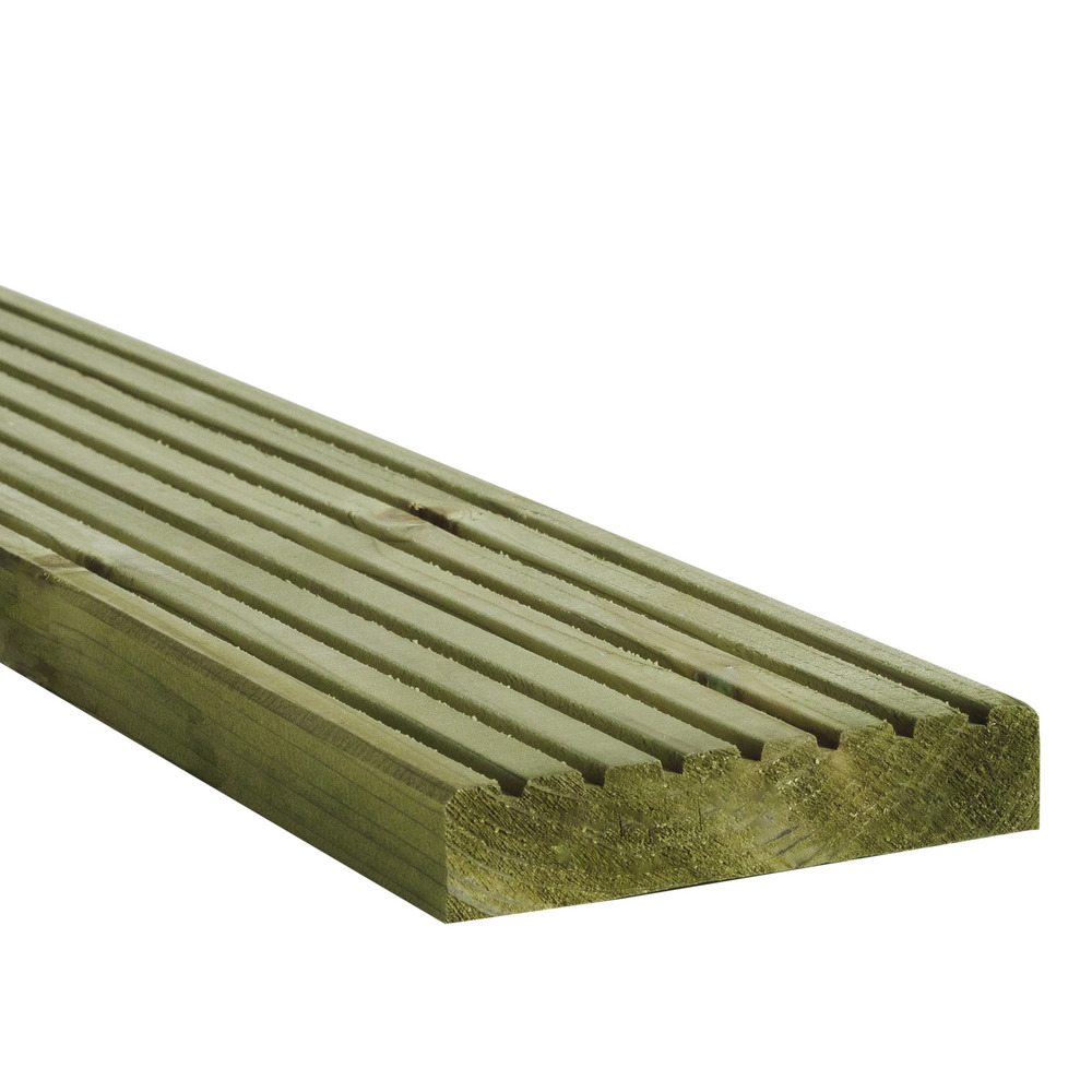Vuren Vlonderplank Geïmpregneerd 28x145x3000mm 70% PEFC