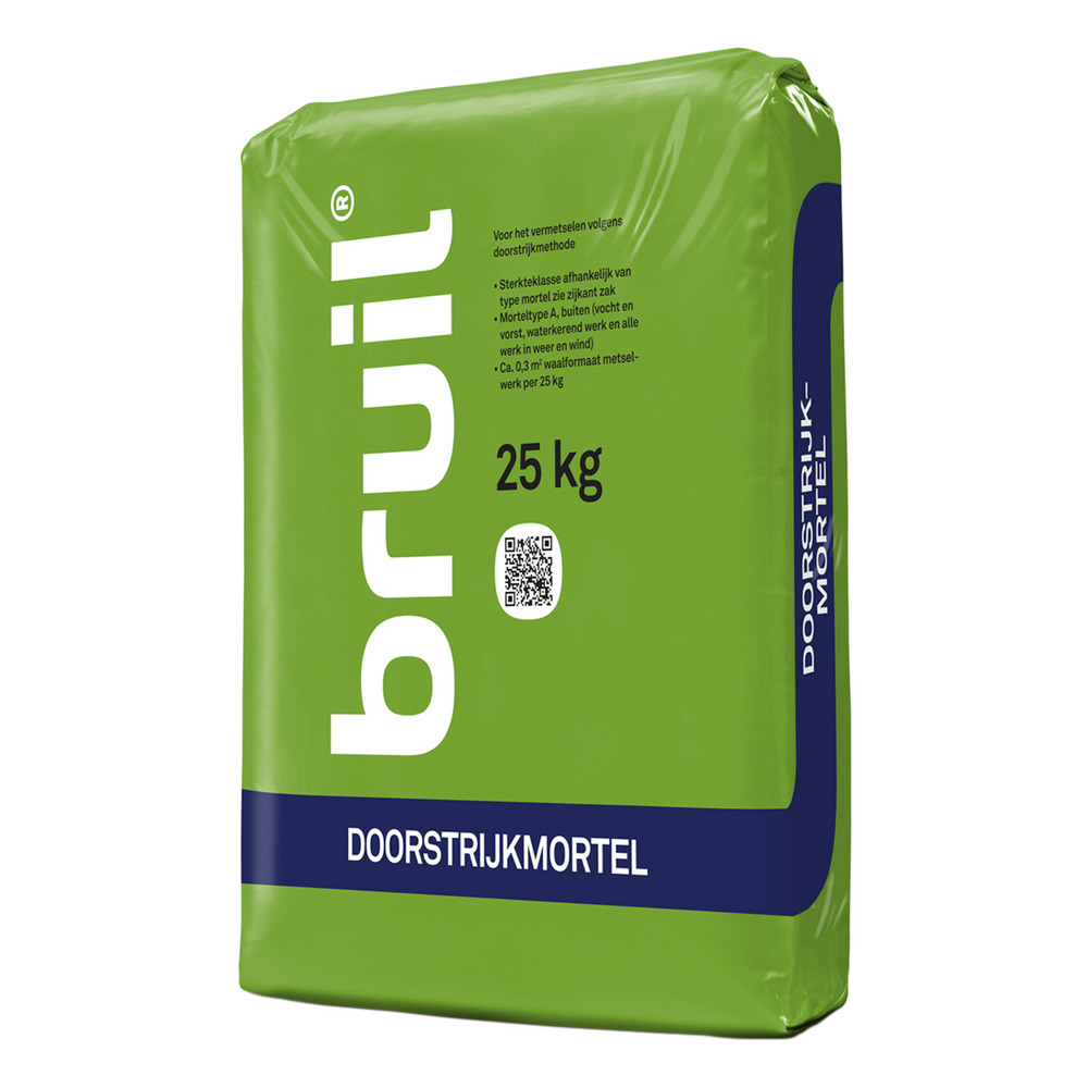 Bruil Doorstrijkmortel CO1250 UB Antraciet E2180 M10 CO2-arm 25kg
