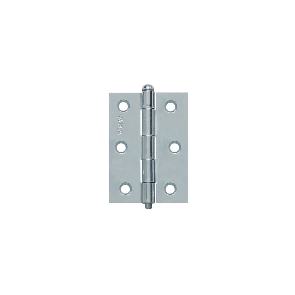 AXA Smal scharnier Ongelagerd Rechte Hoek Staal 54x45mm