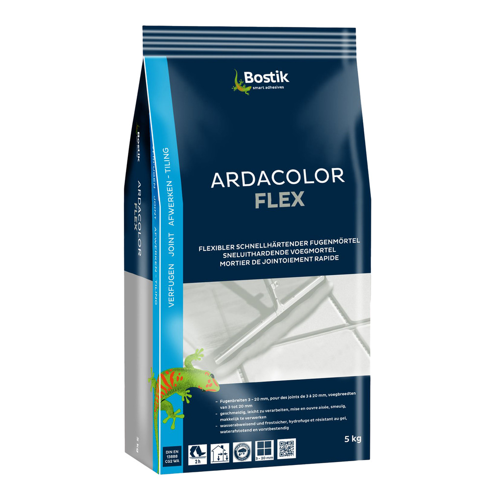 Bostik Ardacolor Flex Voegmortel Mediumgrijs 5kg