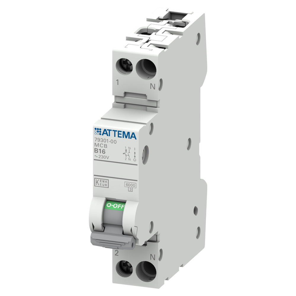 Attema Installatieautomaat NXT 1P+N 16A B-kar AT90200