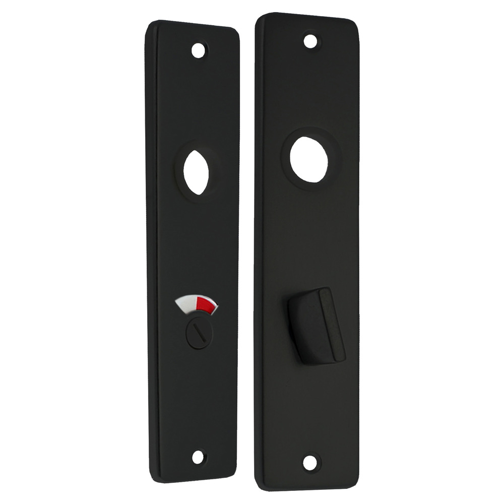 StarX WC Schild 63/8 Aluminium Zwart 180x41mm 2stuks
