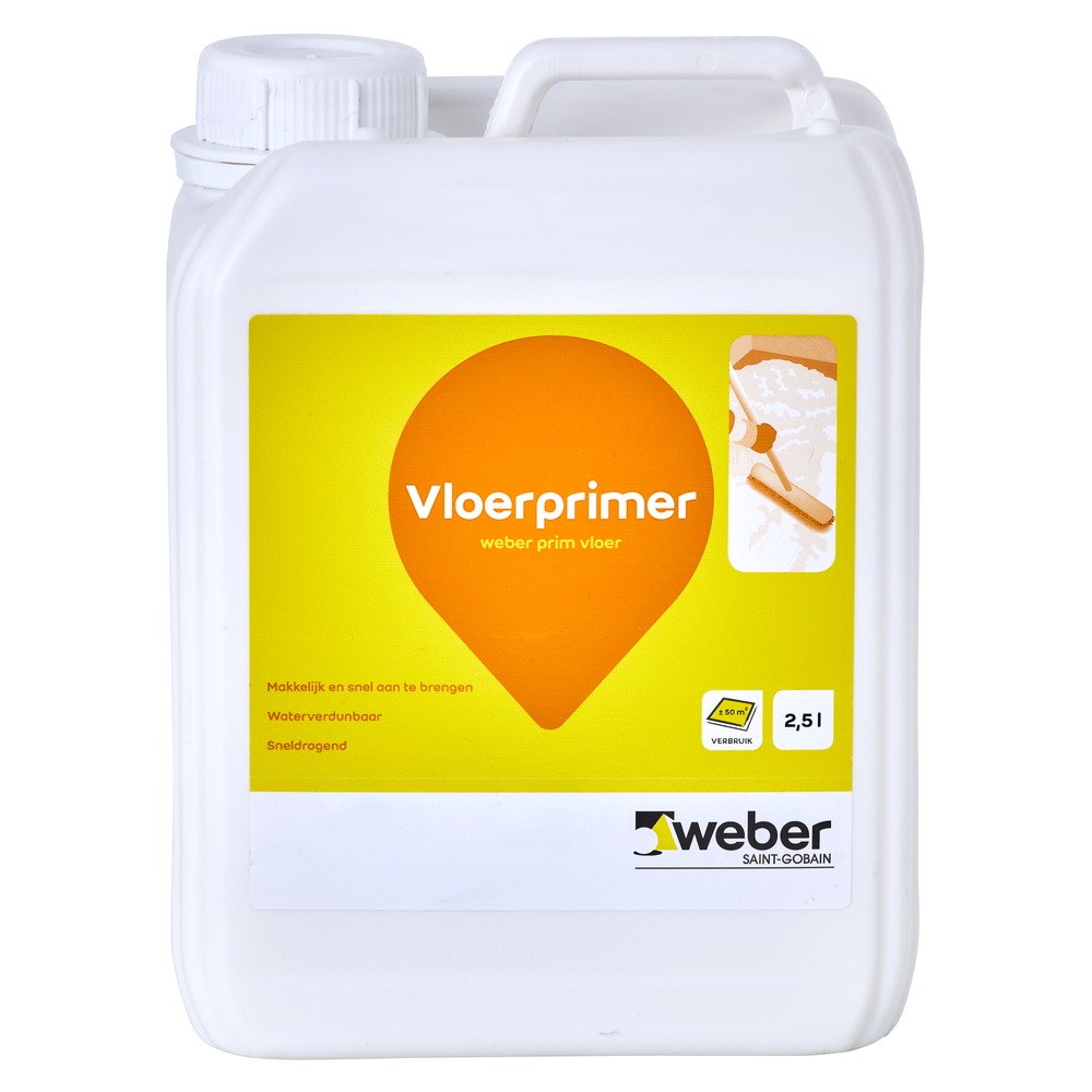 Weber Vloerprimer Prim Wit Geconcentreerd 2,5L