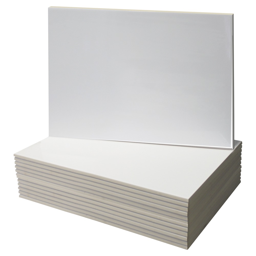 Wandtegel Vivian Wit Glans 25x40cm 1,30m2