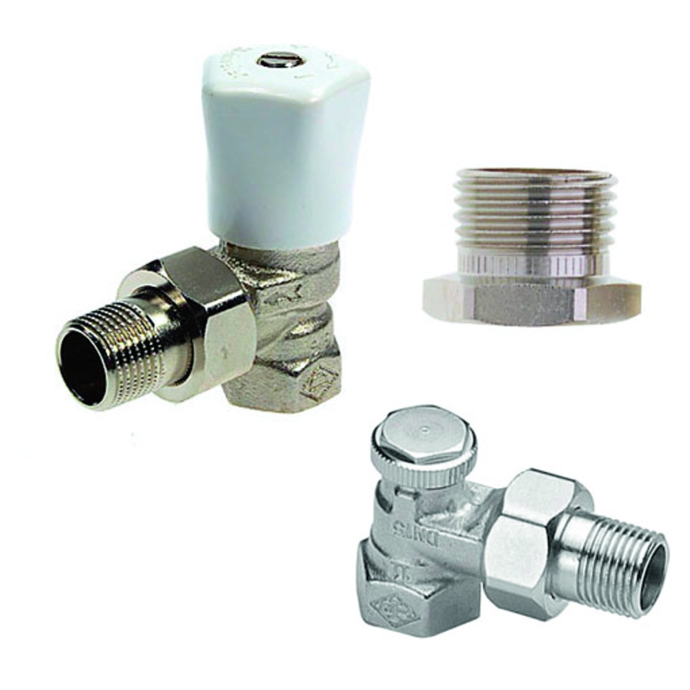Heimeier Radiatoraansluitset Haaks 1/2"