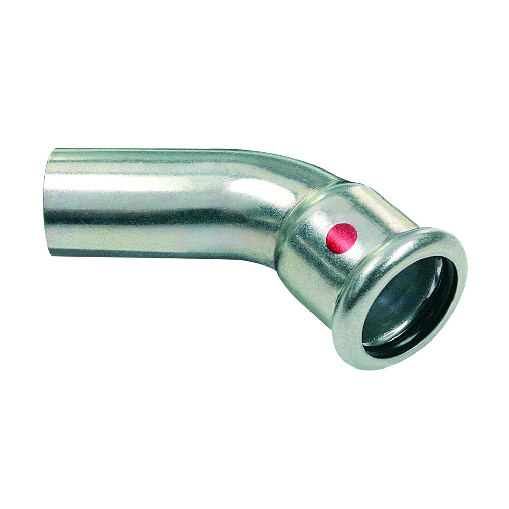 BONFIX Press Bocht Insteek CV Staalverzinkt 45° 15x15mm 3st