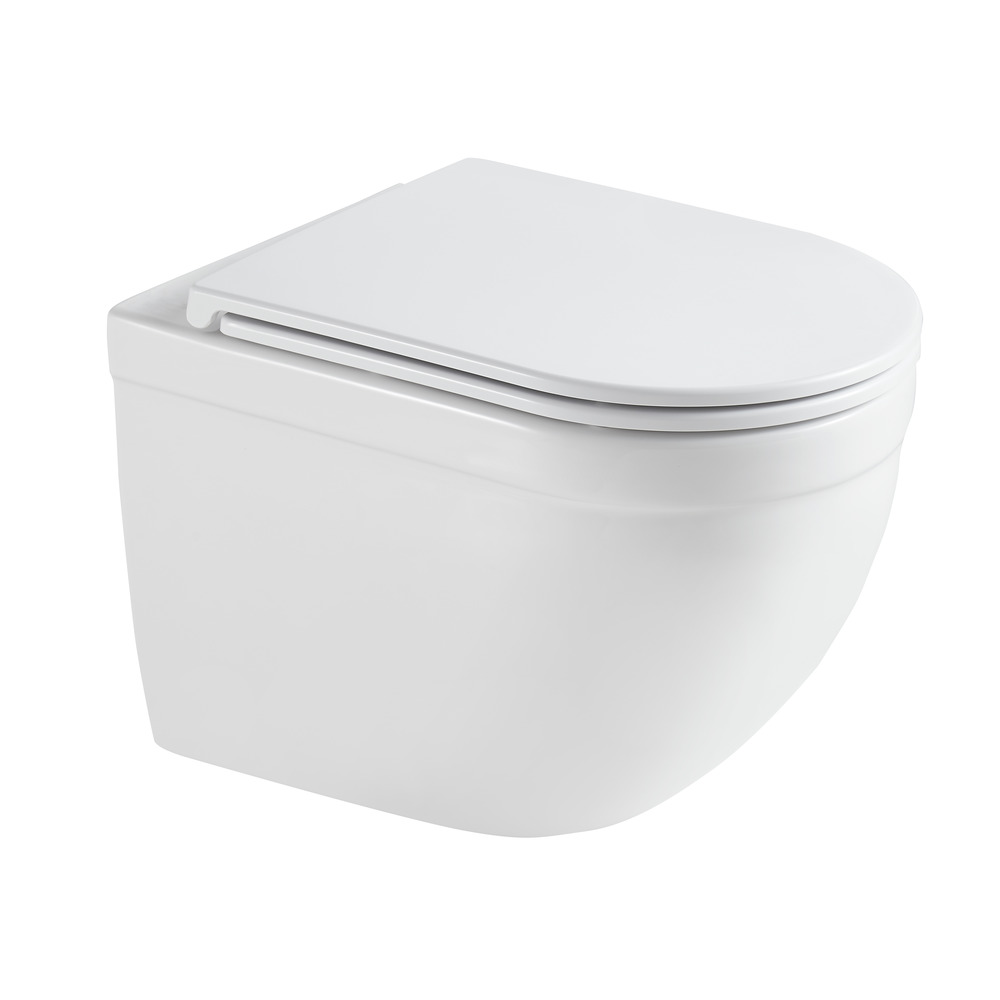 Wandcloset Milano Rimless Inclusief Softclose Wc Bril
