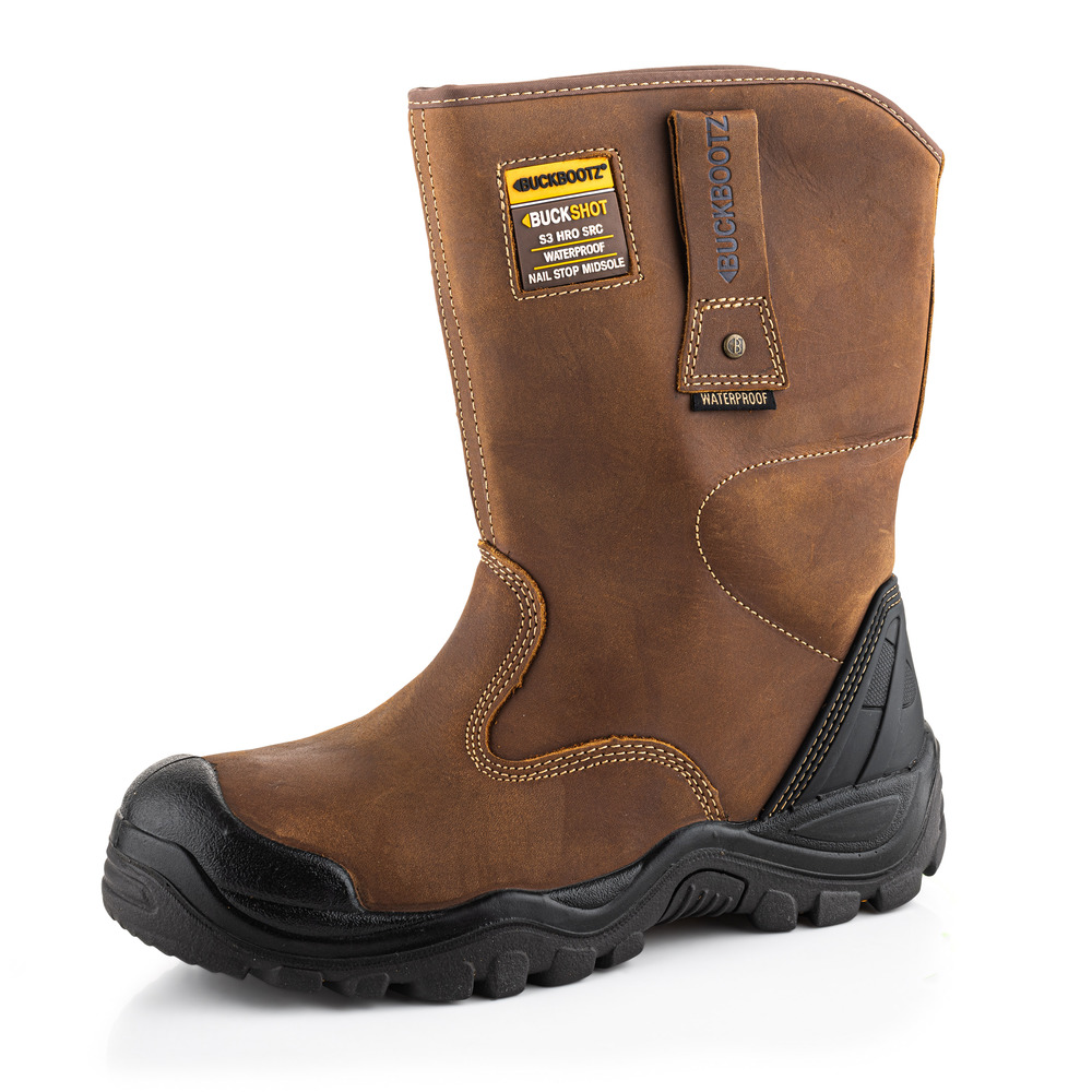 Buckbootz Veiligheidslaars S3 Buckshot Bruin Maat 45
