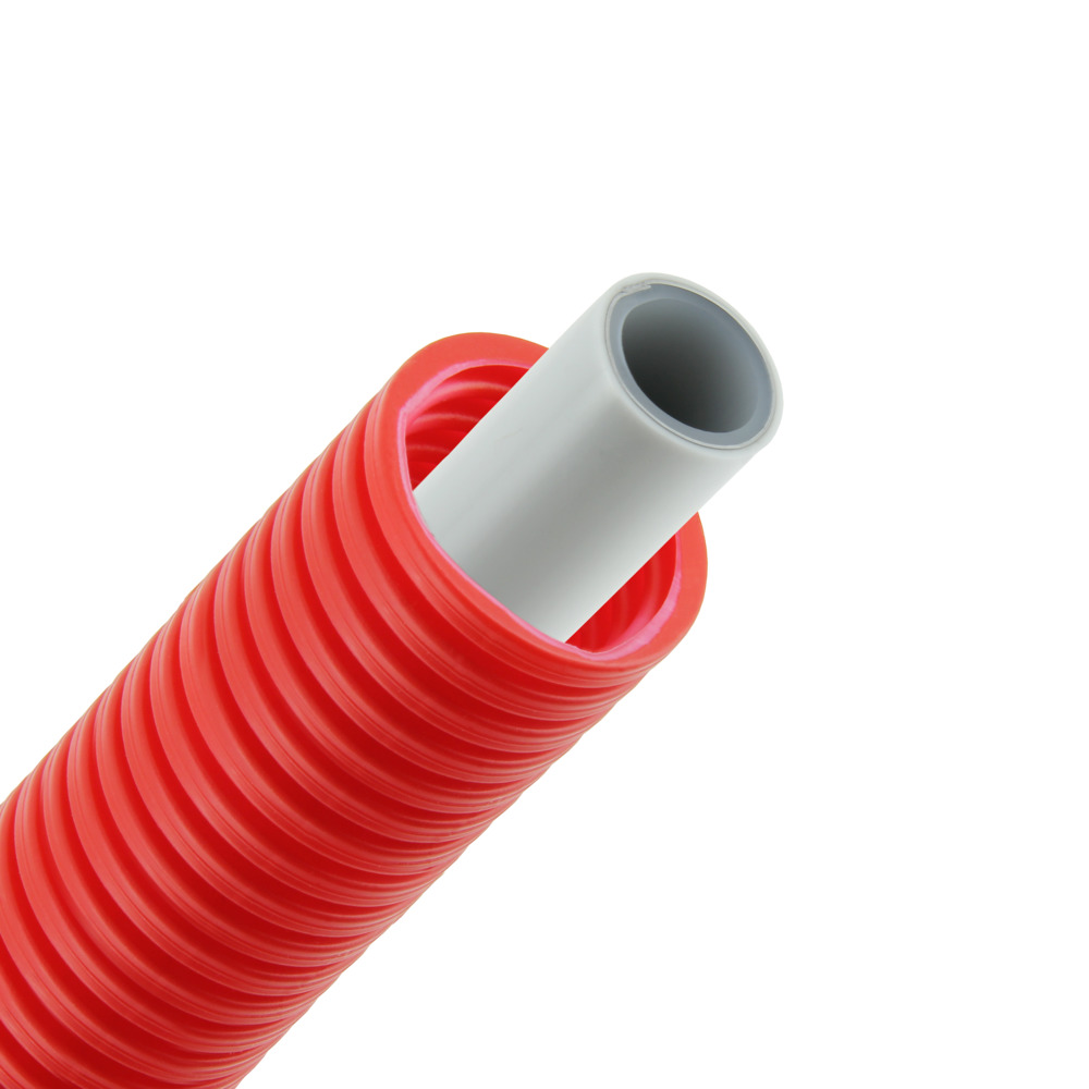 Bonfix Alu-pers systeembuis + rode mantel 20 x 2,0 rol 50 meter