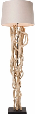 Kare Design Vloerlamp Scultra 1-Lichts Ø55 X H150 Cm - Beige