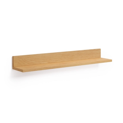 Kave Home - Abilen wandplank in eiken fineer 80 x 15 cm FSC 100%