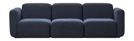 Kave Home - Neom modulaire bank 3 zits blauw 263 cm