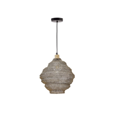 Kave Home - Plafondlamp Sarraco van goudkleurig metaal  Ø 30 cm