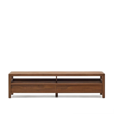 Kave Home - TV-meubel Sashi van massief teakhout 200 x 40 cm