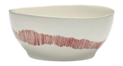 Serax Ottolenghi Feast Kom Ø 16 cm - Rood Swirl