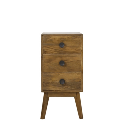 Light & Living - Espita kast 3 laden 40x40x80 cm hout olie bruin