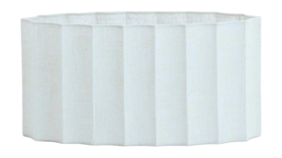 Light & Living Lampenkap ovaal Disli - Wit - 38x17.5x19cm