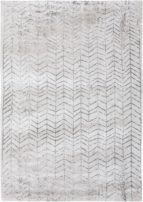Louis de Poortere - 8652 Mad Men Black on White - 200x280 cm