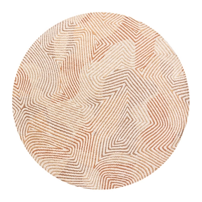 Louis de Poortere Coral Meditation Vloerkleed Ø 140 cm - Sand