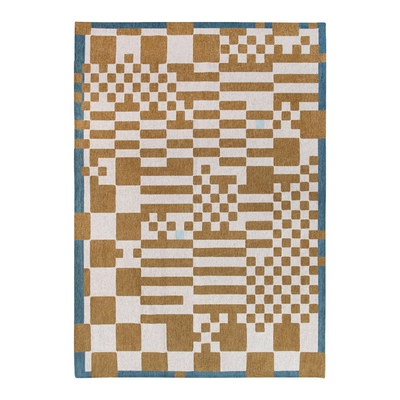 Louis de Poortere Craft Chess Vloerkleed 200 x 280 cm - Honey