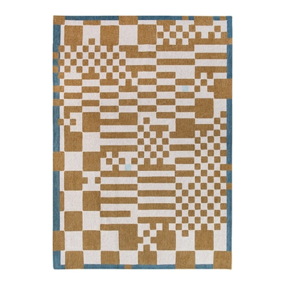 Louis de Poortere Craft Chess Vloerkleed 80 x 150 cm - Honey