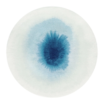 Louis de Poortere Drop Vloerkleed Ø 140 cm - Dream In Blue
