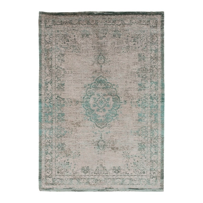 Louis de Poortere Medallion Fading World Vloerkleed 80 x 150 cm - Jade Oyster