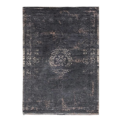 Louis de Poortere Medallion Fading World Vloerkleed 80 x 150 cm - Mineral Black