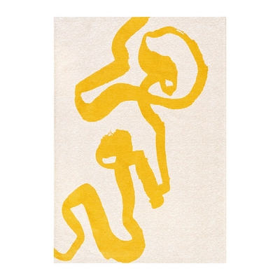 Louis de Poortere Ribbon Vloerkleed 80 x 150 cm - Pure Yellow