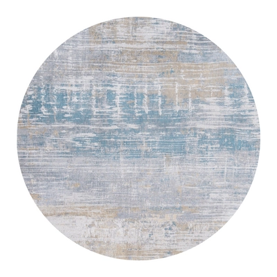 Louis de Poortere Streaks Vloerkleed Ø 240 cm - Long Island Blue