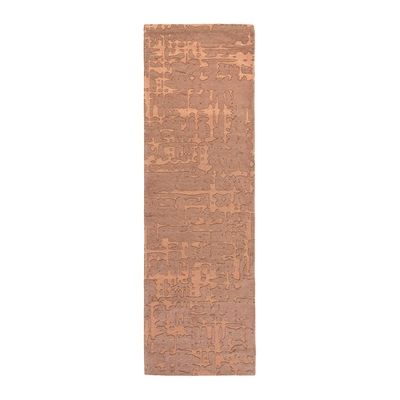 Louis de Poortere Structures Runner 80 x 250 cm - Za Copper