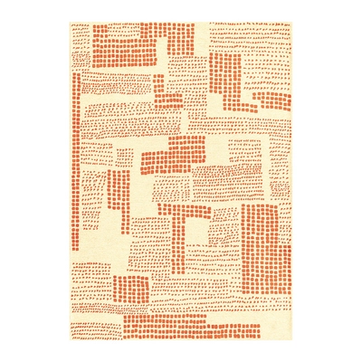 Louis de Poortere Zen Garden Vloerkleed 80 x 150 cm - Grenadine