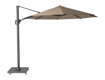 Platinum Zweefparasol Challenger T1 Taupe 350 Ø cm
