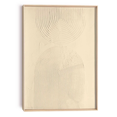 Reinders - Arch Craft Art Schilderij - 70 x 50 cm - Sand Beige