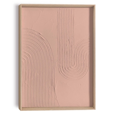 Reinders - Sharp Craft Art Schilderij - 40 x 30 cm - Terra Pink