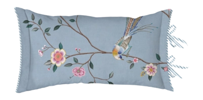 Pip Studio Bamboo Blossom Sierkussen Licht blauw 35 x 60 cm