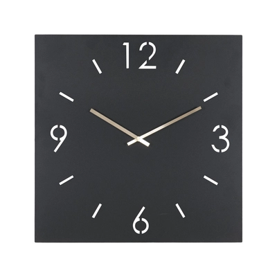 Spinder Design Time Wandklok H 60 x B 60 cm - Zwart