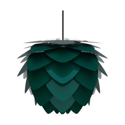 Umage Aluvia Medium hanglamp forest green - met koordset zwart - Ø 59