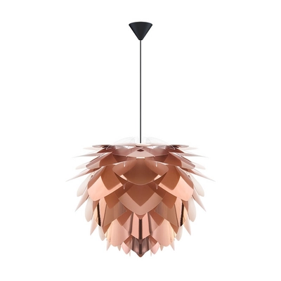 Umage Silvia Medium hanglamp copper - met koordset zwart - Ø 50 cm