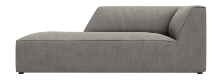 Windsor & Co Sao Chaise Longue Links - Ribstof - Lichtgrijs